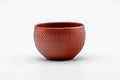 Japanese Teacup - Tochiri Engraved Tokoname-yaki Yunomi - 120ml