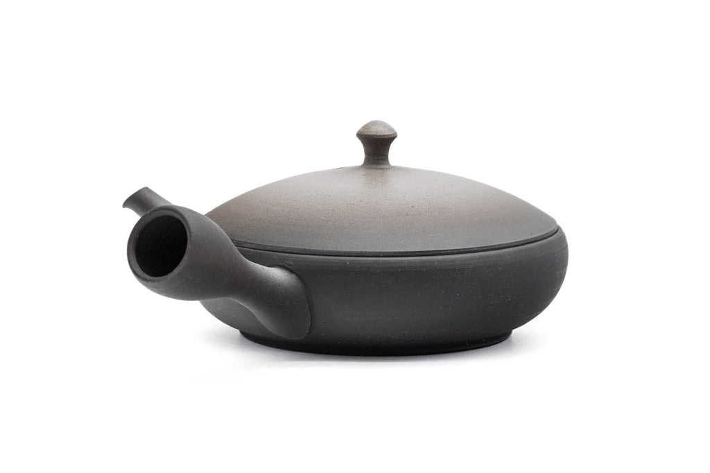 Grey Gradient Tokoname Flat Teapot - 100ml