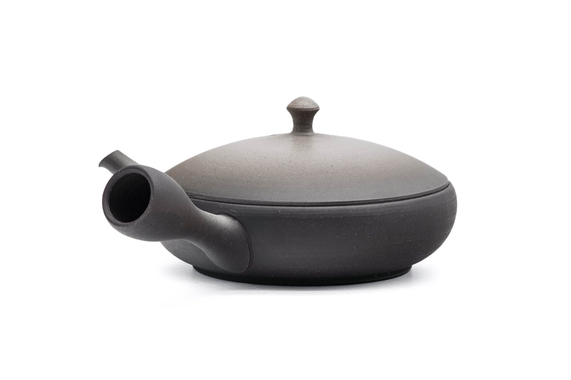Grey Gradient Tokoname Flat Teapot - 100ml