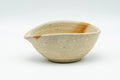 Japanese Katakuchi - Beige Orange Unglazed Water Cooler - 80ml