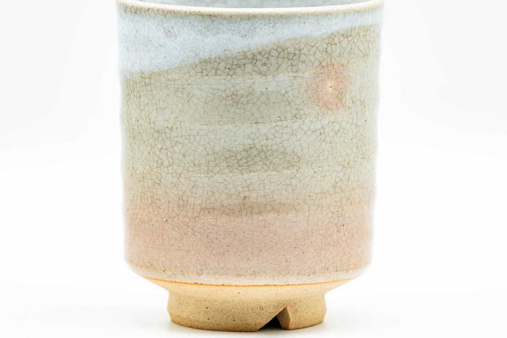 Japanese Teacup - Beige Gohonte Weathered Hagi-yaki Yunomi - 150ml