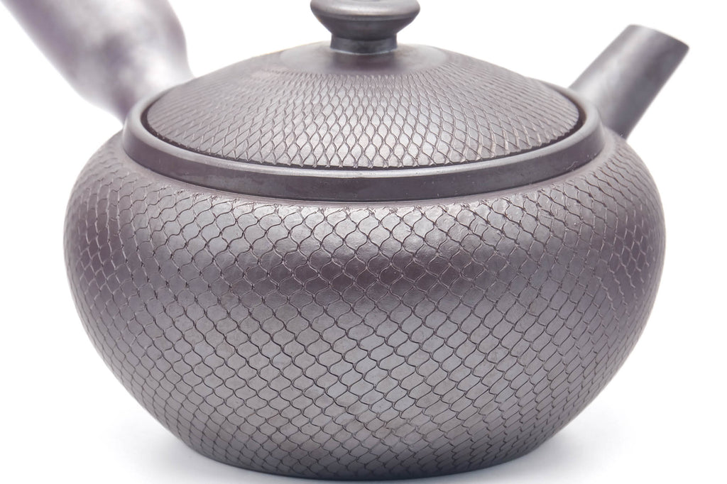 Japanese Kyusu - Engraved Banko-yaki Mesh Teapot - 290ml