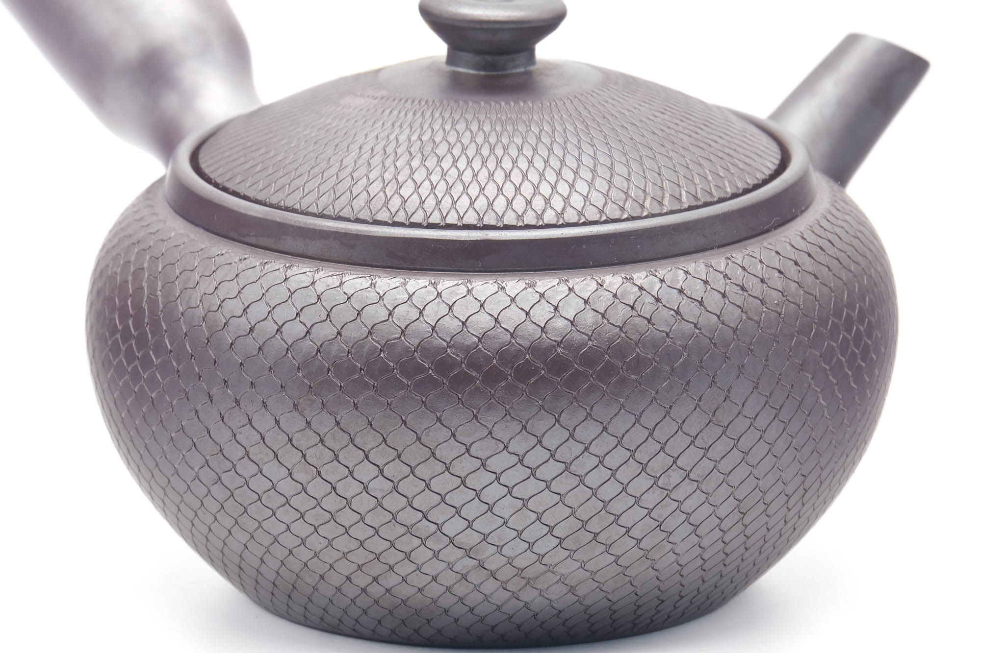 Japanese Kyusu - Engraved Banko-yaki Mesh Teapot - 290ml