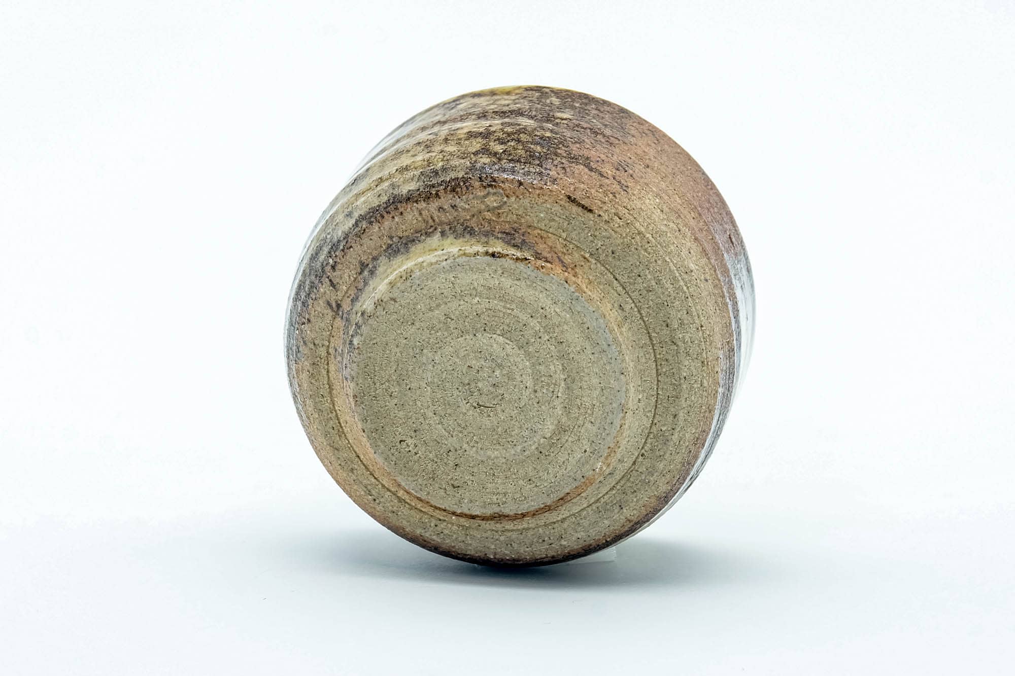 Japanese Teacup - Ash Green Glazed Shigaraki-yaki Guinomi - 35ml