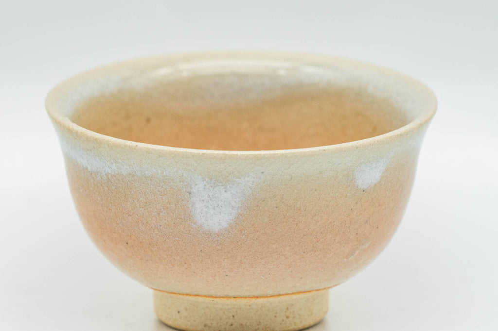 Japanese Teacups - Set of 4 天鵬山 Tsubaki Kiln - Tiny Hagi-yaki Guinomi - 25ml