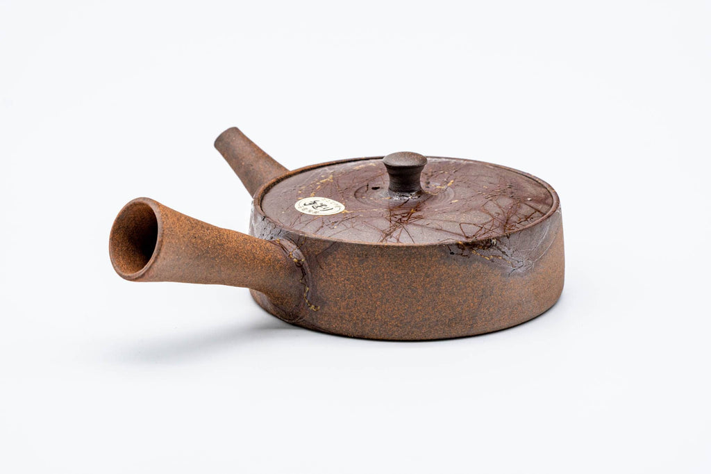 Mogake Seaweed Yakishime Tokoname Teapot - 110ml