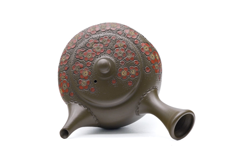 Plum Blossom Layered Tokoname Teapot - 200ml