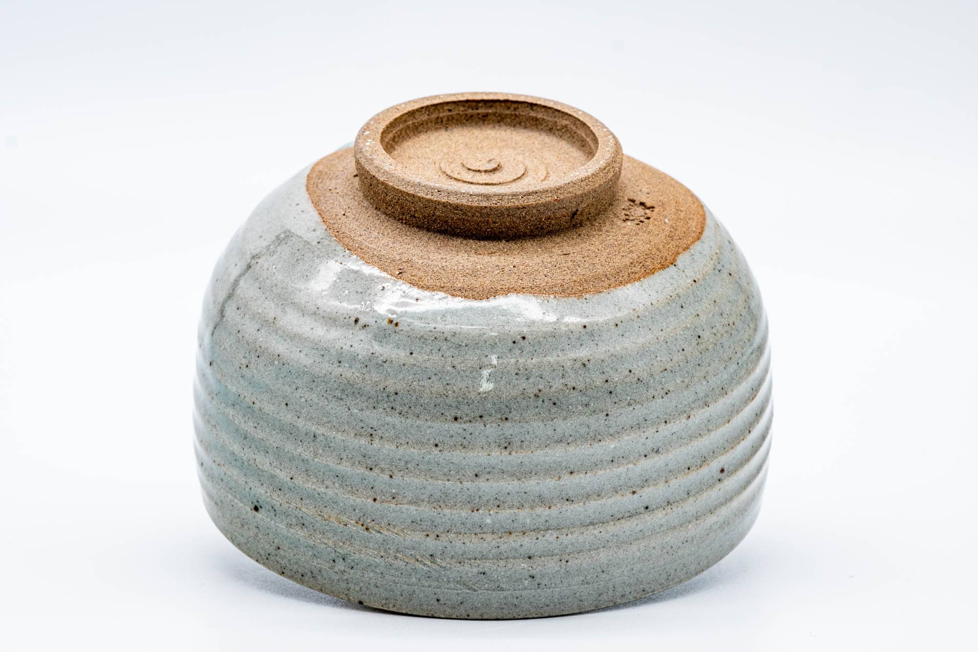 Japanese Matcha Bowl - Grey Mottled Karatsu-yaki Hantsutus-gata Chawan - 475ml