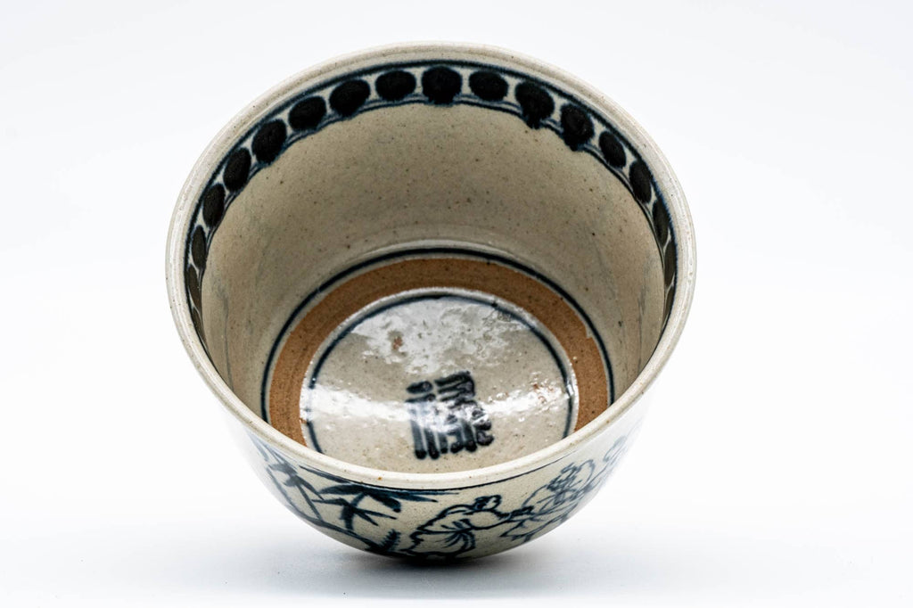 Japanese Matcha Bowl - 岩崎新定 Shinsada Iwasaki - Annan Zeze-yaki Chawan - 250ml