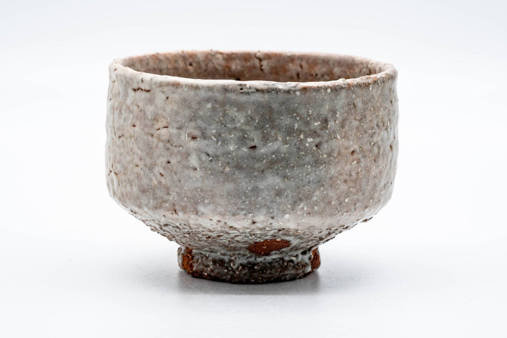 Japanese Matcha Bowl - 兼田佳炎 Kaneda Keien - Milky Glazed Hagi-yaki Chawan - 500ml