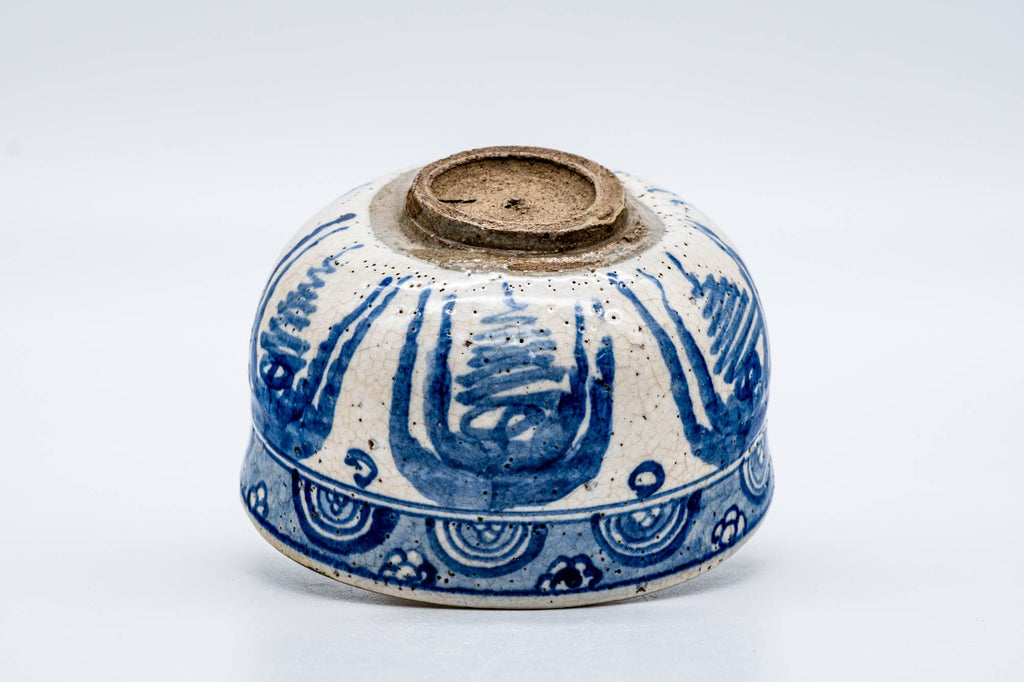 Japanese Matcha Bowl - Antique Geometric Vietnamese-style Chawan - 200ml