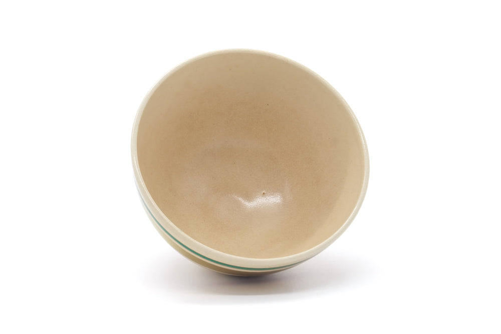 Japanese Matcha Bowl - Striped Kyo Chawan - 400ml