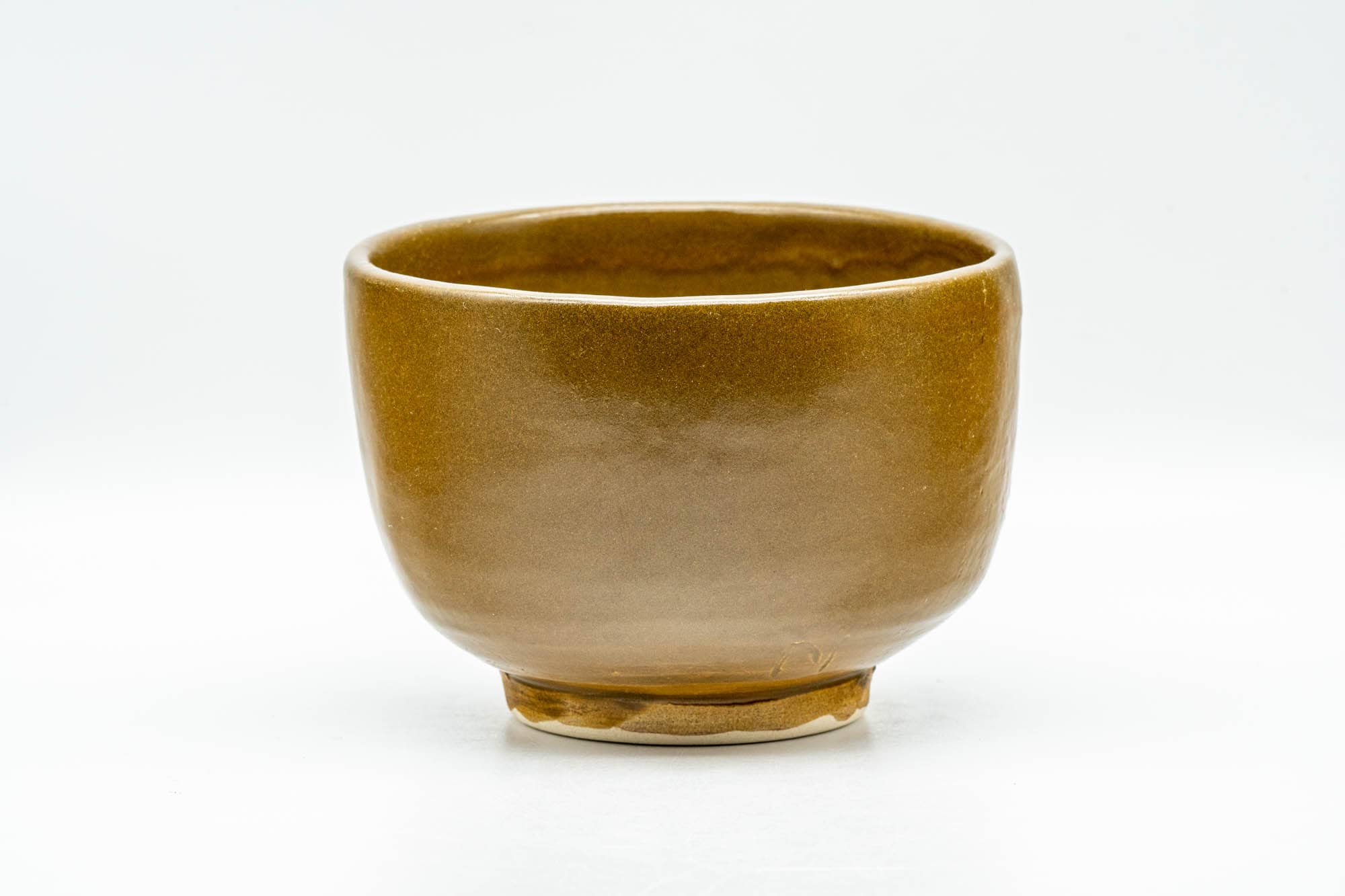 Japanese Matcha Bowl - Brown Glazed Hantsutsu-gata Chawan - 350ml