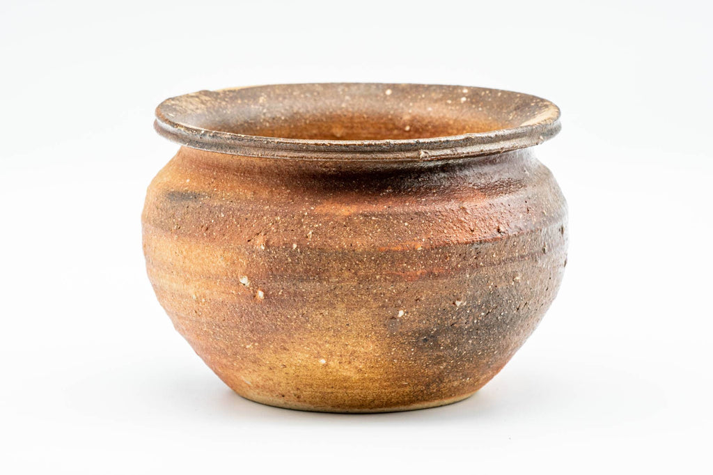 Japanese Kensui - Ash Glazed Shigaraki-yaki Water Bowl - 600ml