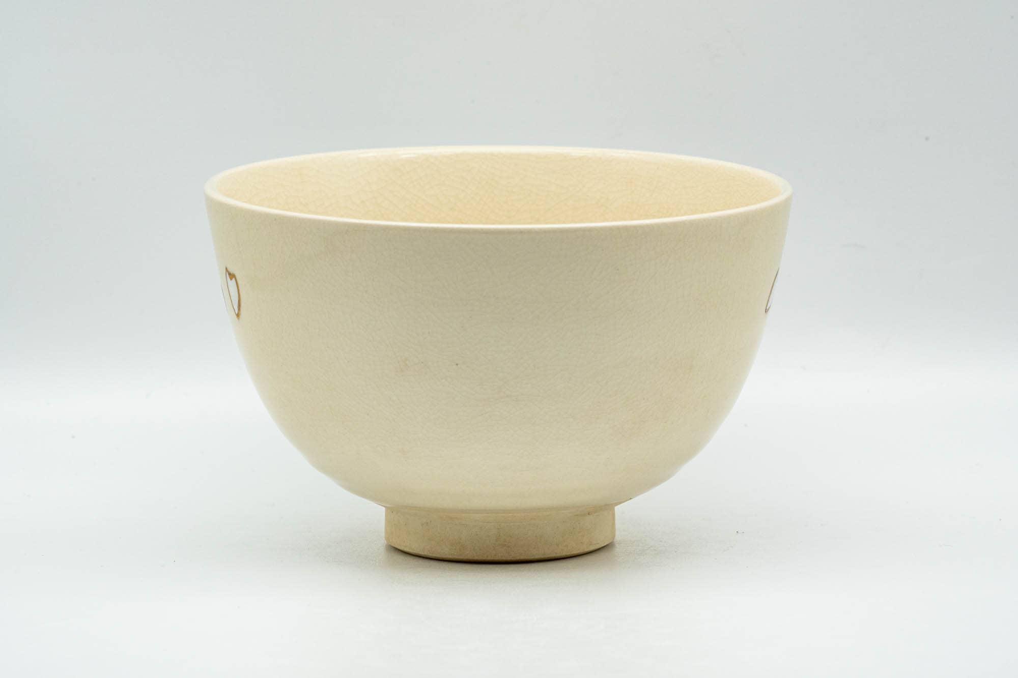 Japanese Matcha Bowl - Momiji Sakura Blossoms Kyo-yaki Chawan - 350ml