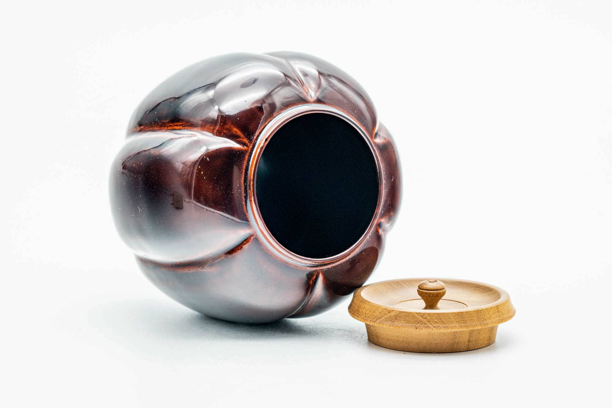 Japanese Chaire - 吉田一峰 Yoshida Kazumine - Akoda Pumpkin Matcha Tea Container