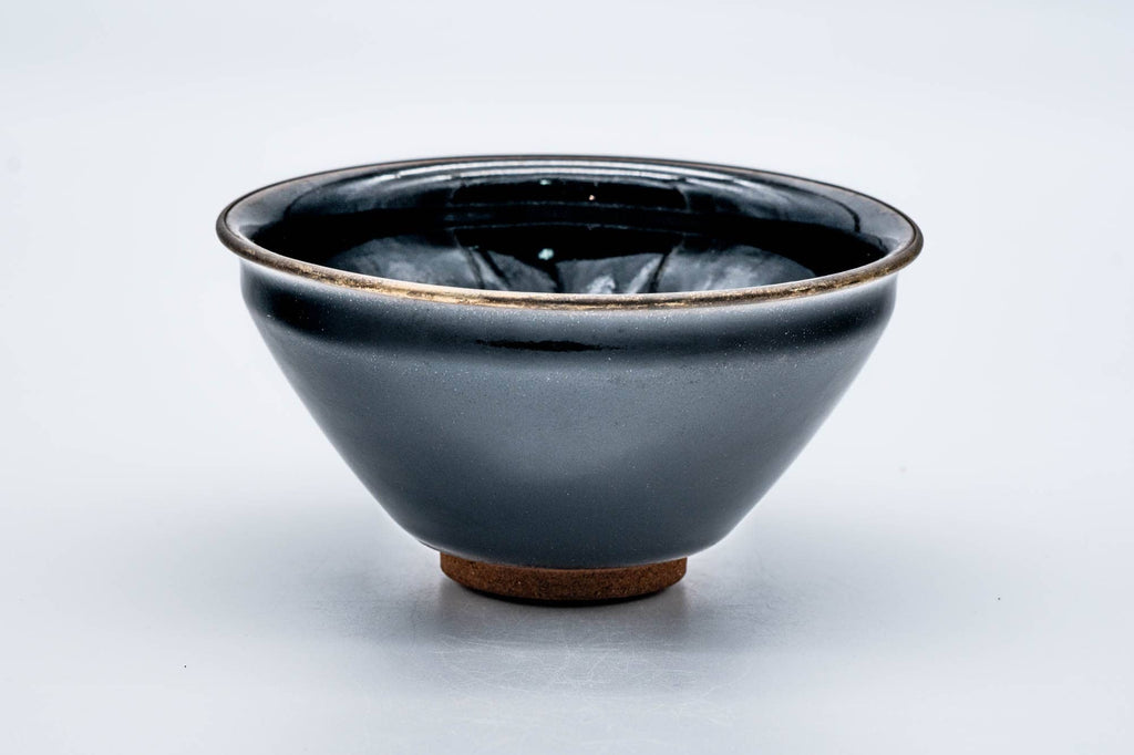 Japanese Matcha Bowl - 瑞雲 Zuiun - Tenmoku-gata Kyo-yaki Chawan - 150ml