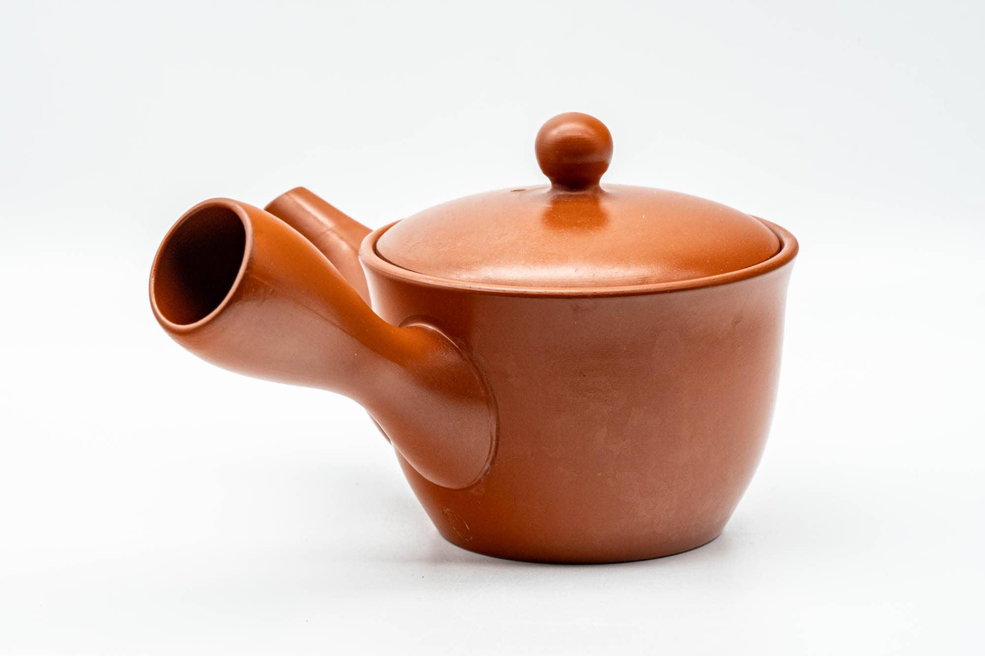 Japanese Kyusu - Classic Red Shudei Tokoname-yaki Mesh Teapot - 275ml