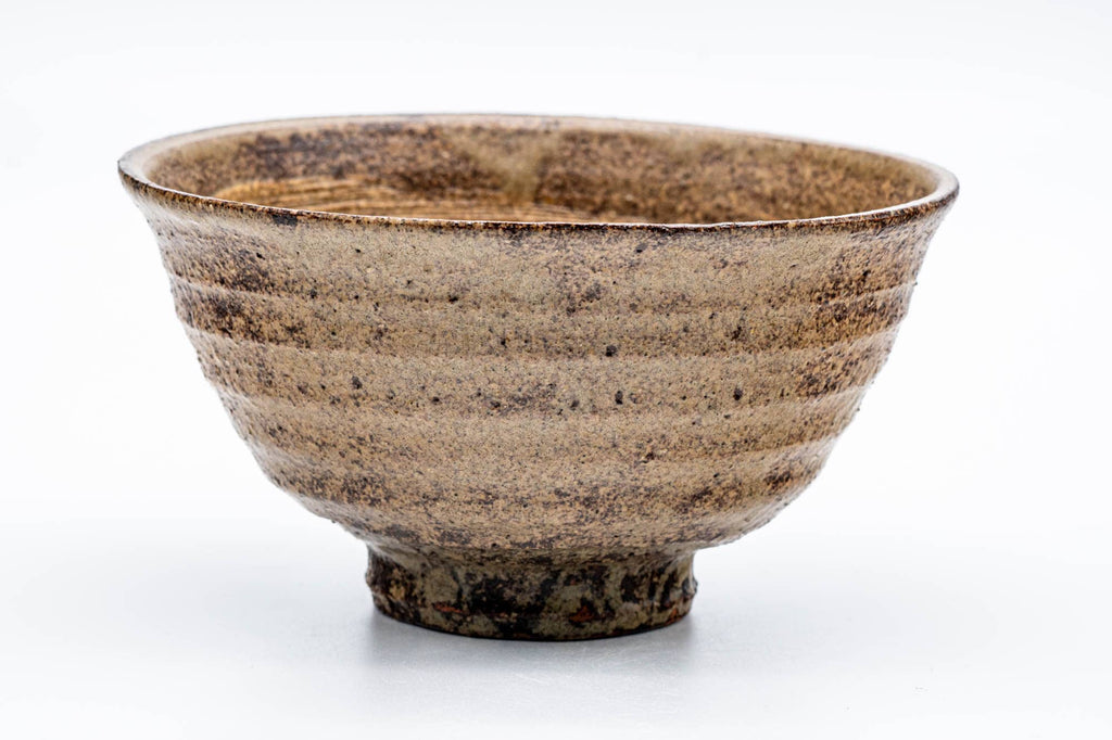 Japanese Matcha Bowl - Rokurome Speckled Irabo-style Chawan - 400ml