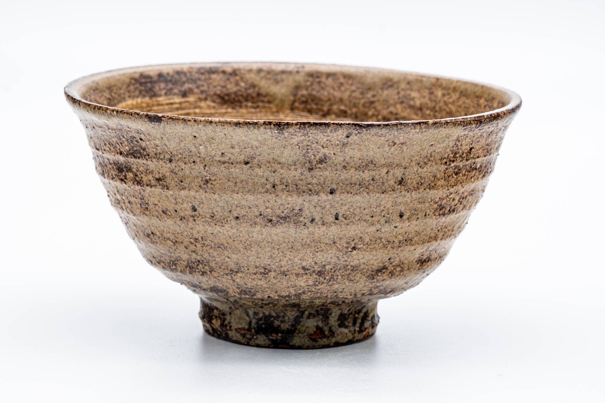 Japanese Matcha Bowl - Rokurome Speckled Irabo-style Chawan - 400ml