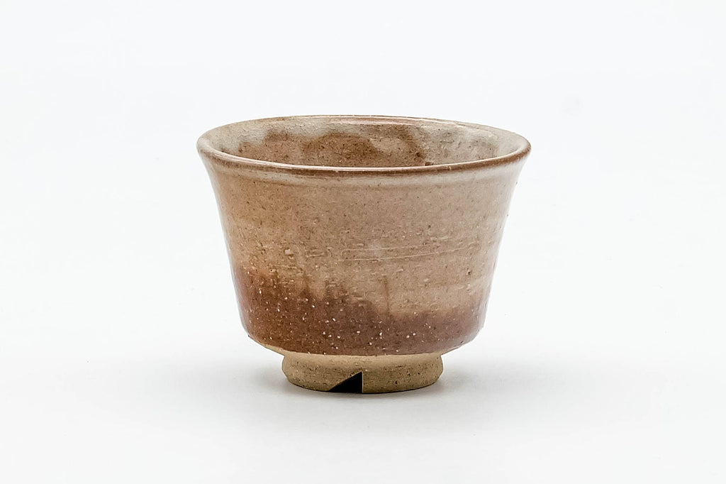 Japanese Teacup - Beige Milky Glazed Hagi-yaki Yunomi - 90ml
