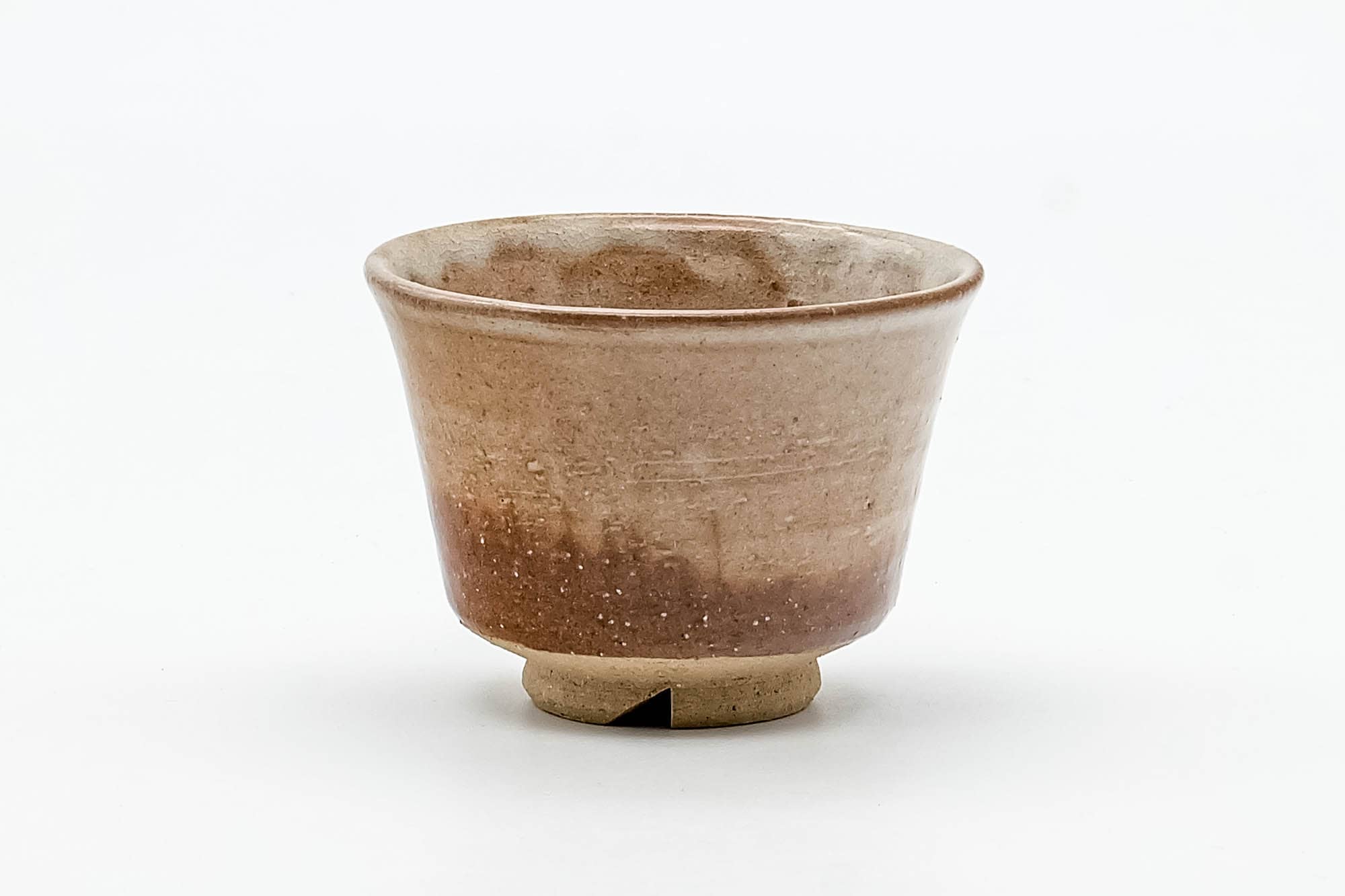Japanese Teacup - Beige Milky Glazed Hagi-yaki Yunomi - 90ml