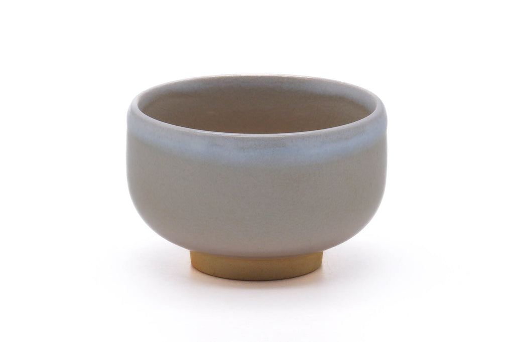 Japanese Teacup - Beige White Glazed Hagi-yaki Yunomi - 170ml