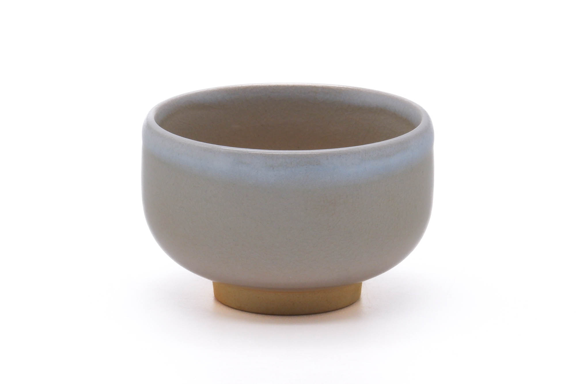Japanese Teacup - Beige White Glazed Hagi-yaki Yunomi - 170ml