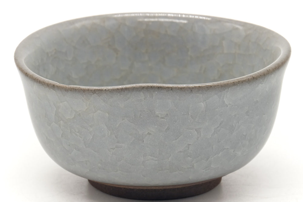 Japanese Teacups - Pair of Grey Celadon Yunomi - 170ml