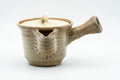 Japanese Kyusu - Beige Weathered Hagi-yaki Do-ake Teapot - 330ml