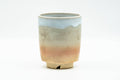 Japanese Teacup - Beige Pink White Weathered Hagi-yaki Yunomi - 160ml