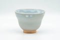 Japanese Teacup - Beige White Drip-Glazed Hagi-yaki Yunomi - 80ml