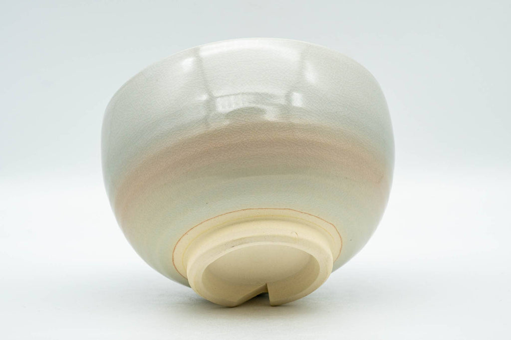 Japanese Matcha Bowl - Beige Peach Glazed Kyo-yaki Chawan - 400ml