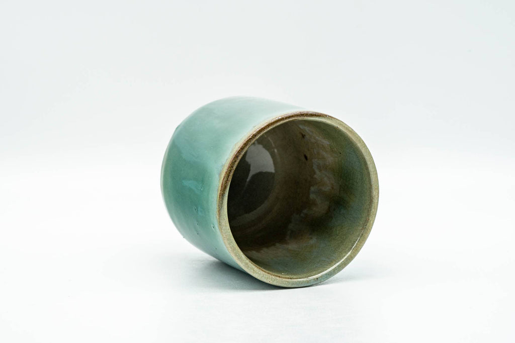 Japanese Teacup - Green Glazed Agano-yaki Yunomi - 160ml