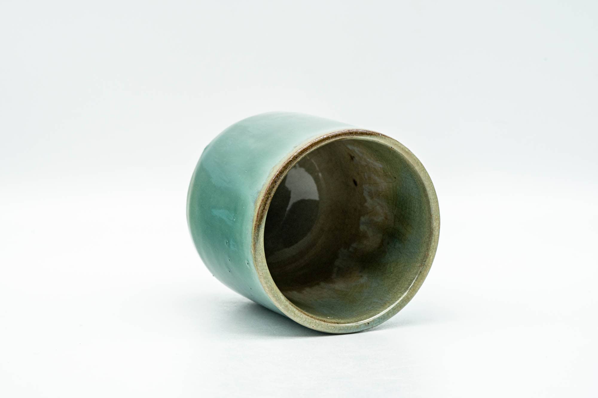 Japanese Teacup - Green Glazed Agano-yaki Yunomi - 160ml