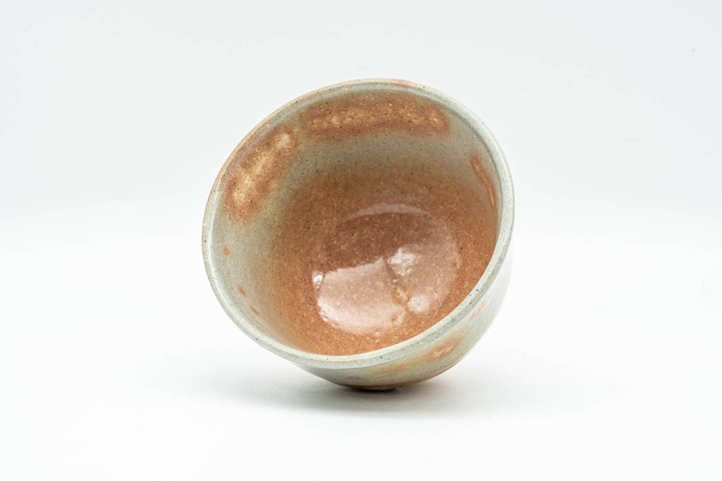 Japanese Teacup - Beige Pink Glazed Gohonte Hagi-yaki Yunomi - 90ml