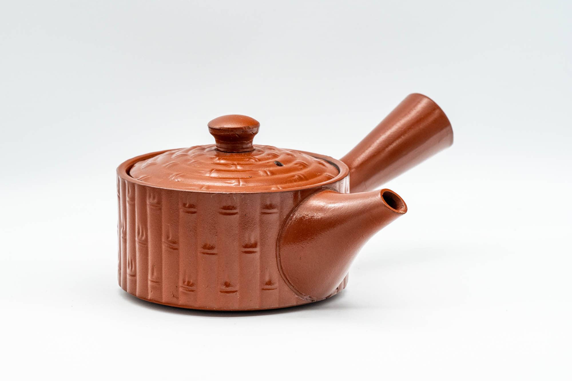 Japanese Kyusu - Bamboo-shaped Tokoname-yaki Teapot - 200ml