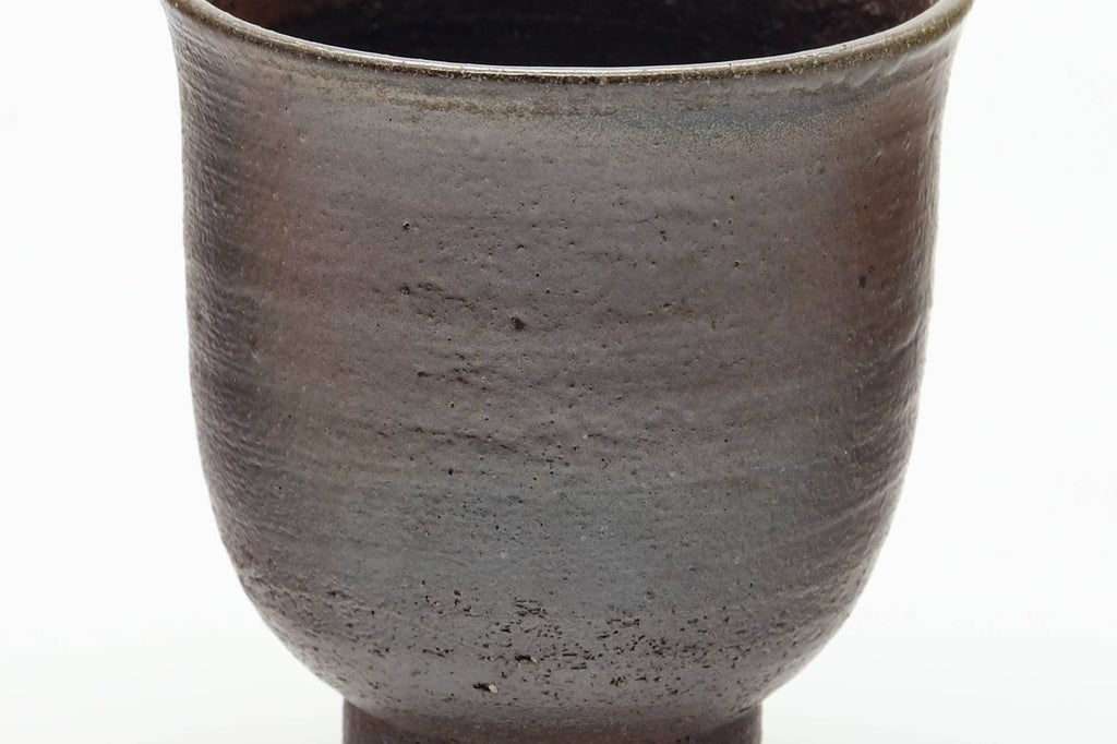 Japanese Teacup - Brown Stoneware Yunomi - 110ml