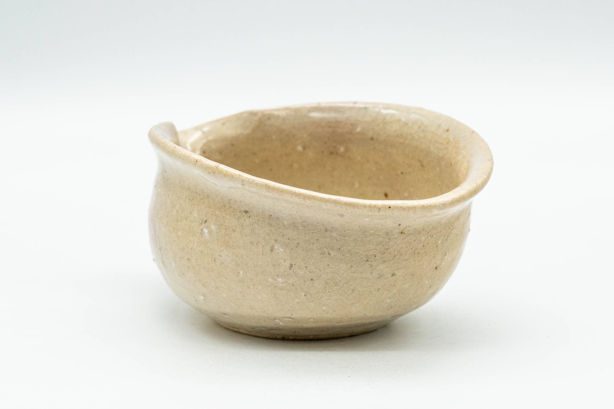 Japanese Katakuchi - Beige Water Cooler Yuzamashi with Tea Saucer - 100ml