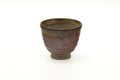 Japanese Teacup - Red Yellow Drip-Glazed Yunomi - 90ml