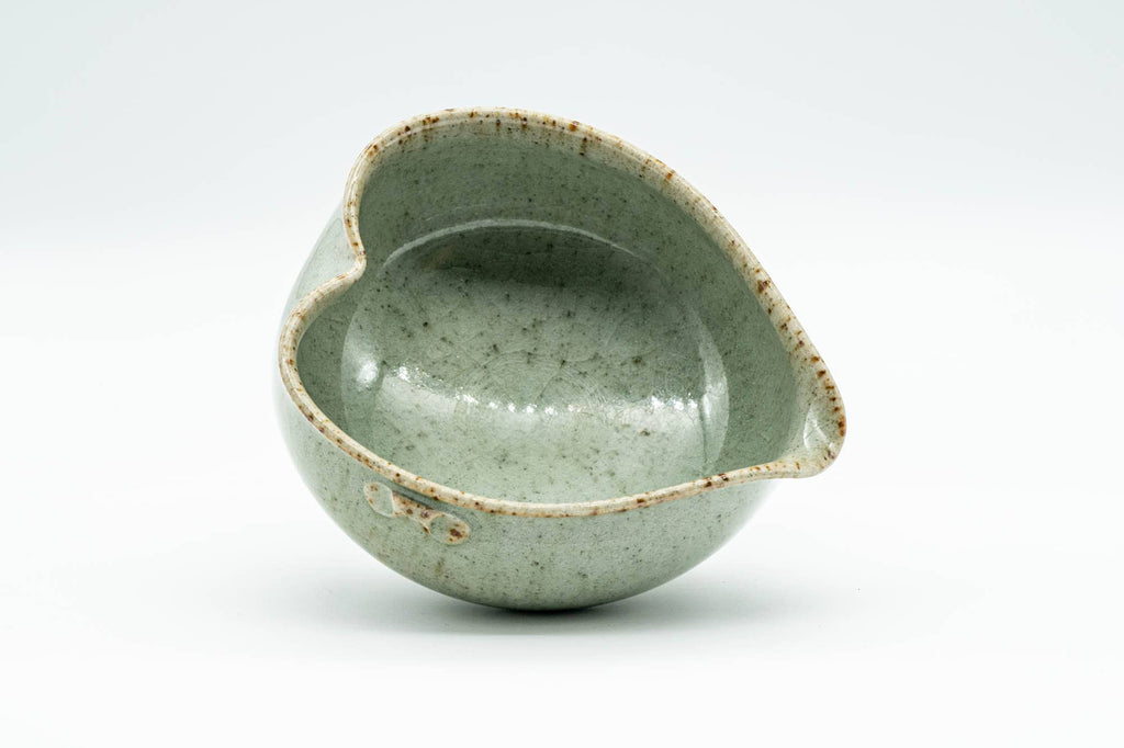 Japanese Katakuchi - Sage Green Speckled Yuzamashi Water Cooler - 130ml