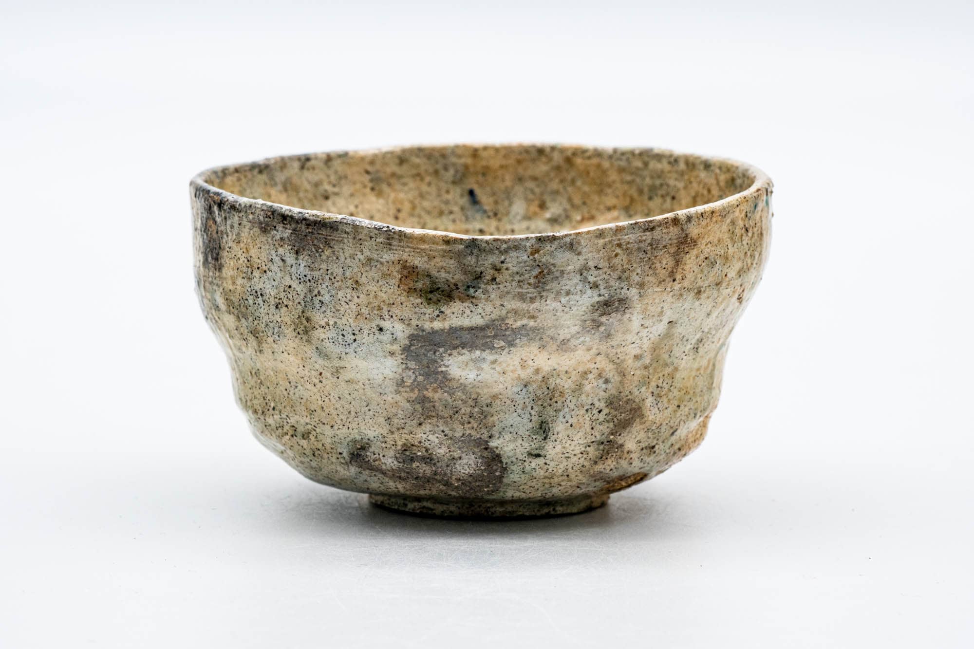 Japanese Matcha Bowl - Abstract Earthy Vintage Chawan