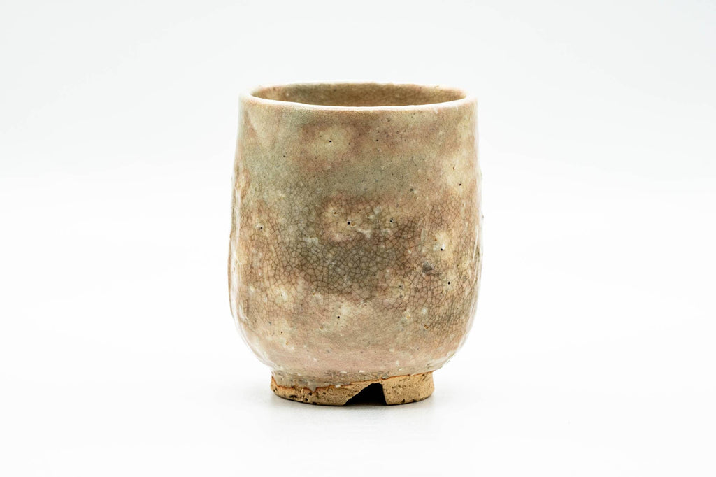 Japanese Teacup - Earthy Gohonte Glazed Weathered Hagi-yaki Yunomi - 180ml