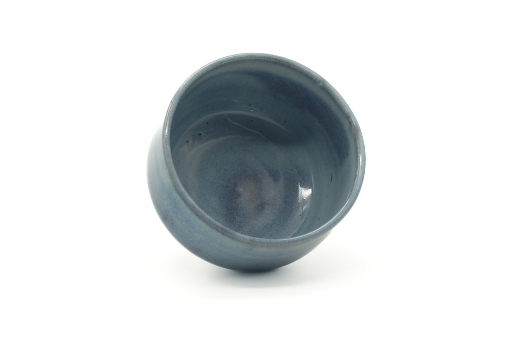 Japanese Matcha Bowl - Light Blue Glazed Chawan - 330ml