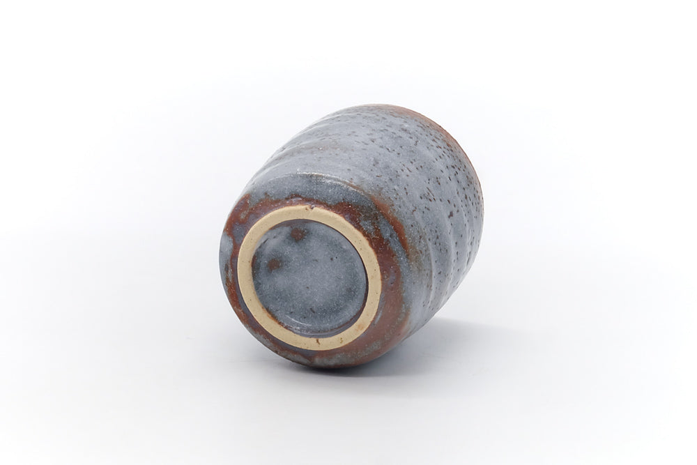 Japanese Teacup - Blue Shino Glazed Mino Yunomi - 100ml
