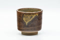Japanese Teacup - Brown Drip- and White Inner-Glazed Yunomi - 100ml
