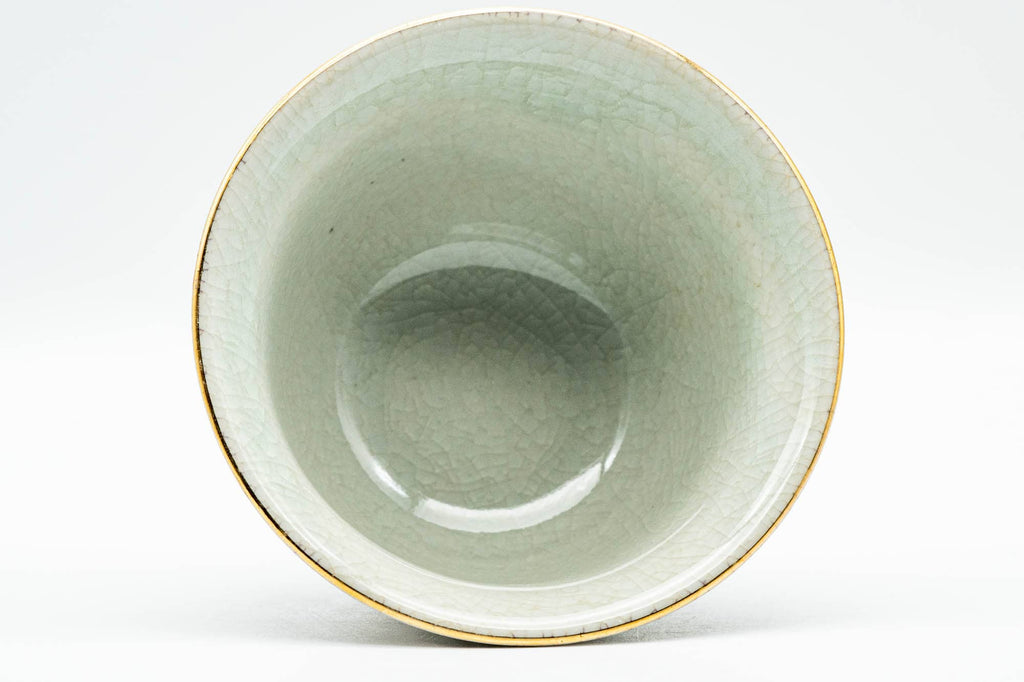 Japanese Teacup - Chrysanthemum Ume Kutani-yaki Yunomi - 120ml
