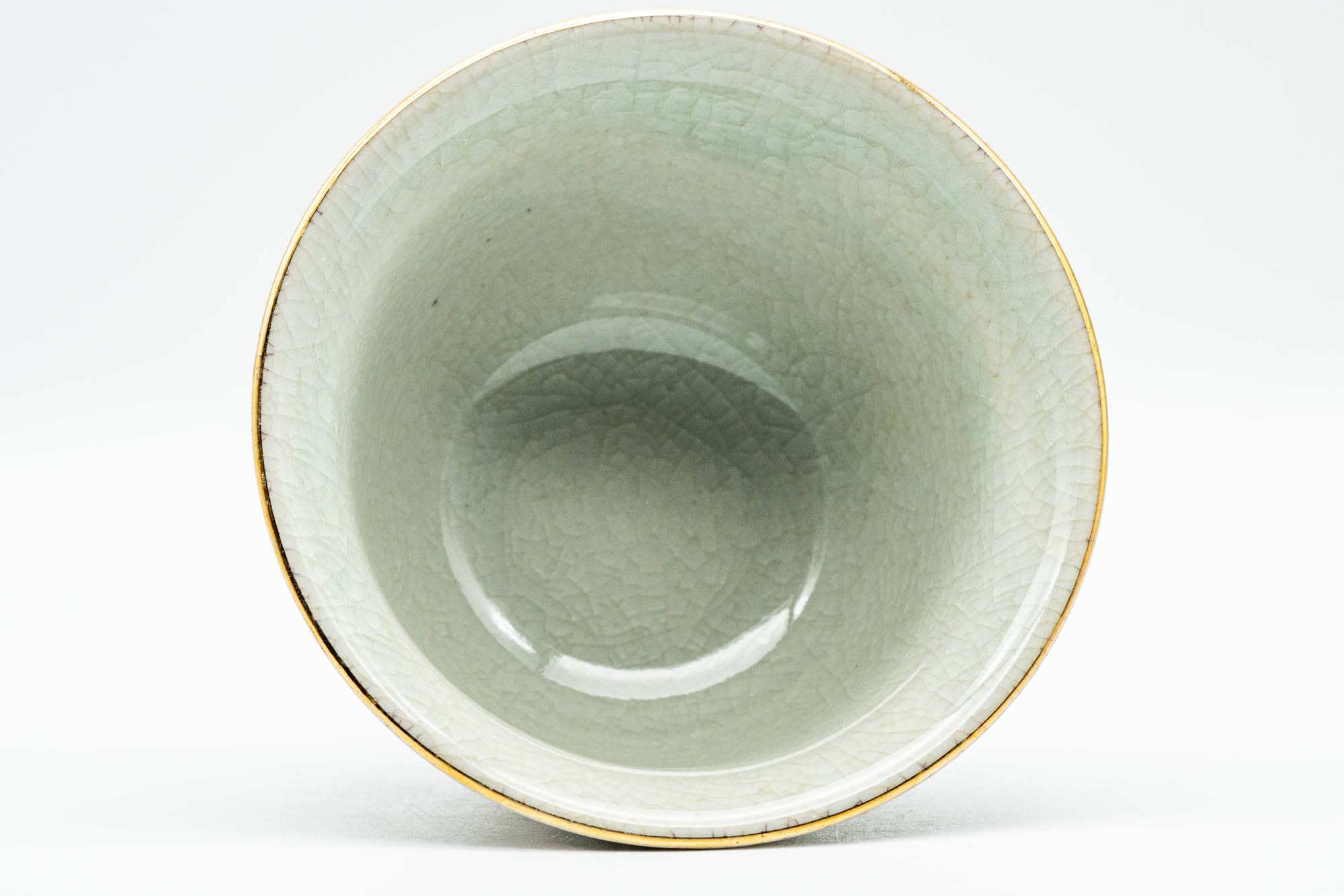 Japanese Teacup - Chrysanthemum Ume Kutani-yaki Yunomi - 120ml
