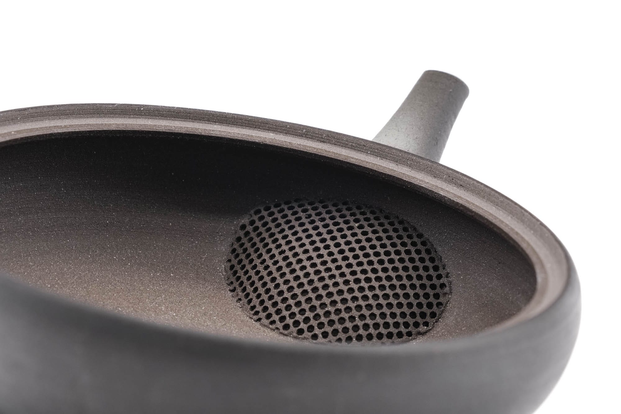 Grey Gradient Tokoname Flat Teapot - 100ml