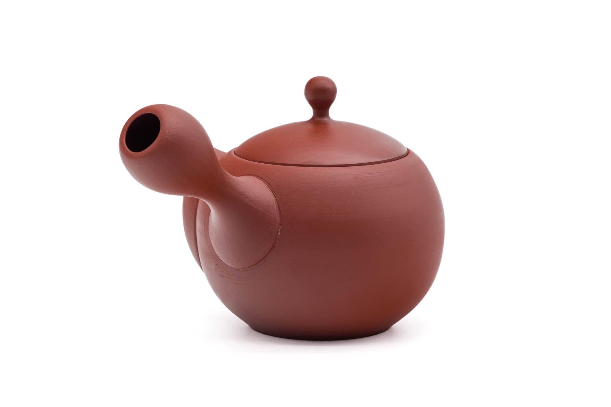 Round Red Shudei Tokoname Teapot - 300ml